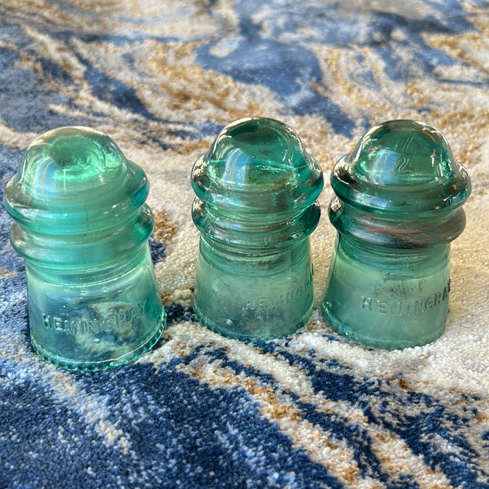 Insulator green Hemingray no 9